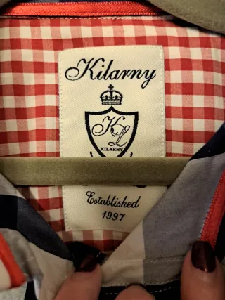 Camisa Kilarney cuadros entallada