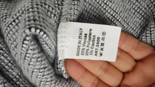 Jersey cuello alto talla U