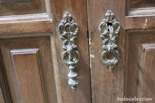 Librería Despacho escudo Sevilla tallado Siglo XIX