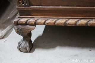 Librería Despacho escudo Sevilla tallado Siglo XIX