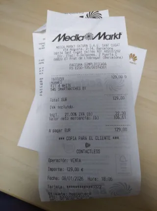 Huawei Watch Fit 4 Bianco