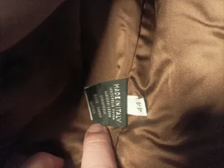 Abrigo de piel potro marrón,marca artico (Italia)