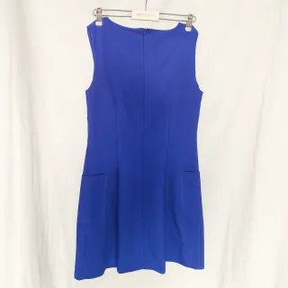 Vestido azul klein sin mangas