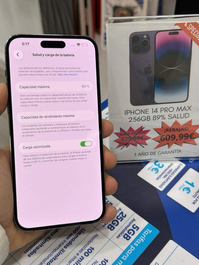 IPHONE 14 PRO MAX 256GB 89% SALUD