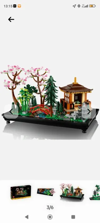 Lego 10315 Jardín Meditativo
