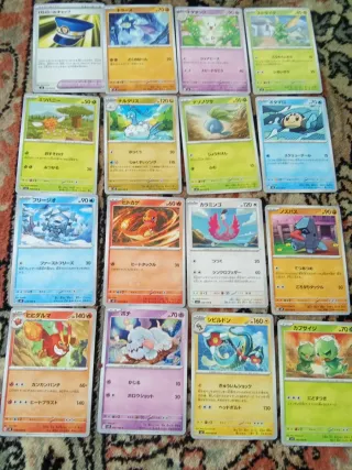 144 Cartas Pokémon Originales Japonesas ref 420