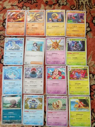 144 Cartas Pokémon Originales Japonesas ref 420