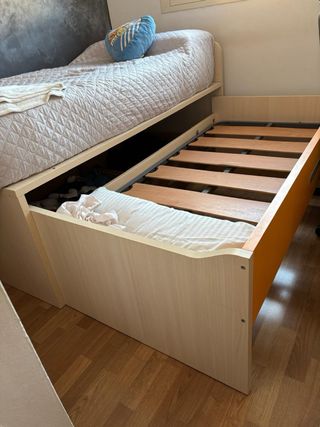 Cama Nido con 2 Cajoneras Abatibles