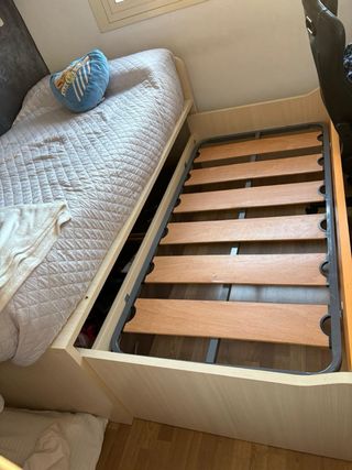 Cama Nido con 2 Cajoneras Abatibles