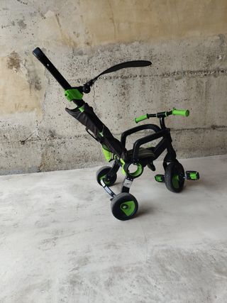 Triciclo y Silla Infantil con Parasol. Lionelo