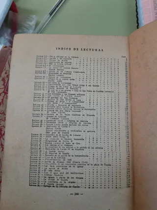 Libros coleccionistas  Historia de España.2° grado