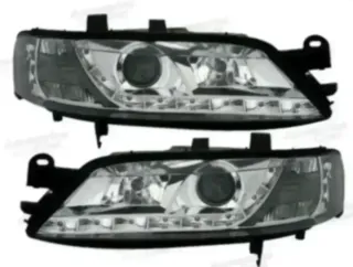 FAROS CON LUZ DIURNA LED Y LUPA PARA OPEL VECTRA B