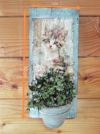 Suporte de parede para vasos