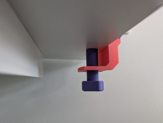 Under Desk Cable Clamp – No Drill – Power Cable