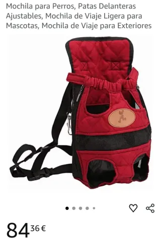 Mochila transportín para perros