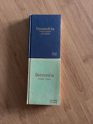 Lote de libros antiguos de matemáticas