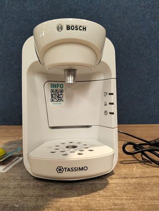 Cafetera Tassimo Bosch TAS3104 blanca