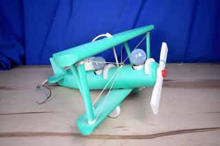 Lámpara Avión Madera