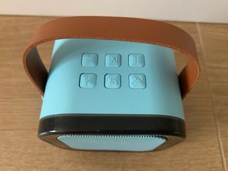 Altavoz Bluetooth Portátil Azul y Marrón