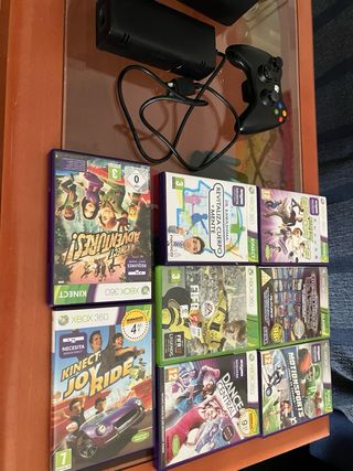 Xbox 360 + 10 giochi Kinect