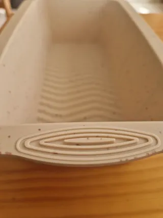 Molde silicona bizcocho/budín beige