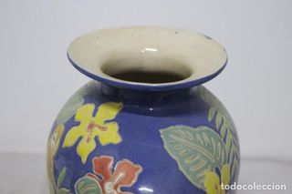 Jarrones Cerámica Años 60 Decoración Alta