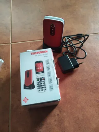 Teléfono Móvil Telefunken S445 Rojo