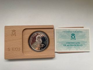 4 onzas plata 5 Ecus 93-94-95-96 FNMT