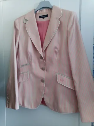 Chaqueta GIVENCHY rayas rosa y beige Talla M