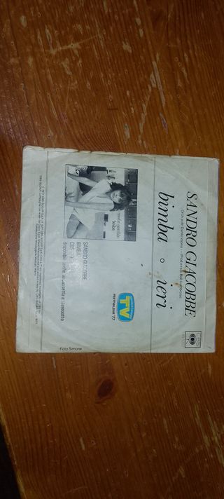 Sandro Giacobbe Bimba / Ieri 45 Giri Vinile