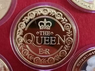 Monedas Reina Isabel II - Colección 5 unidades