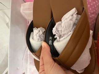 Sandalias Tacón Cuña Marrones