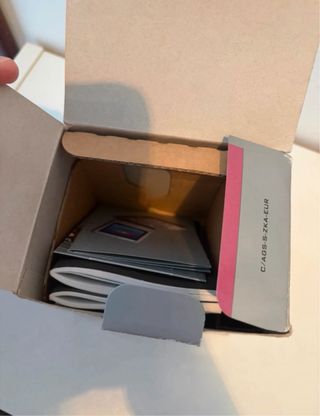 Scatola originale Game Boy Advance SP nera