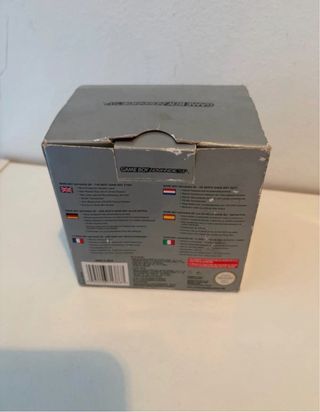 Scatola originale Game Boy Advance SP nera