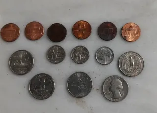 Varie monete americane