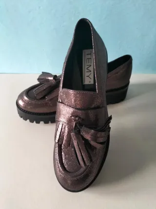 Scarpe tipo Mocassino donna Made in Italy. N. 40