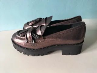 Scarpe tipo Mocassino donna Made in Italy. N. 40