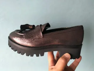 Scarpe tipo Mocassino donna Made in Italy. N. 40