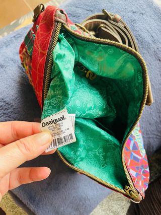 Bolso Cartera Desigual Multicolor Mandala