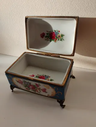 Scatola portagioie porcellana anni '50