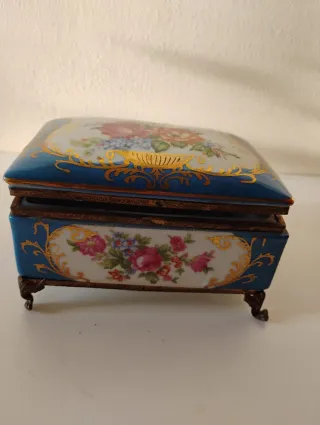 Scatola portagioie porcellana anni '50