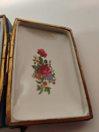 Scatola portagioie porcellana anni '50