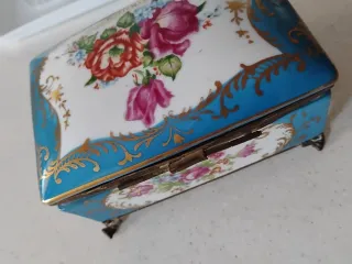 Scatola portagioie porcellana anni '50