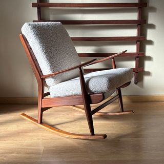 Butaca Mecedora Teca Mid Century