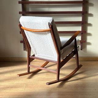 Butaca Mecedora Teca Mid Century