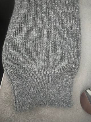 Jersey gris lentejuelas XL