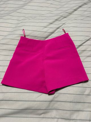 Falda pantalón Zara rosa