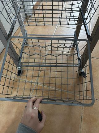 Carrito Auxiliar Cocina Madera y Metal ikea