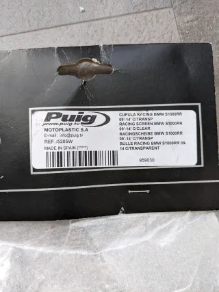 Cúpula Puig Racing BMW S1000RR (09-14)