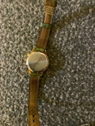 Orologio donna Seiko Kinetic oro e verde